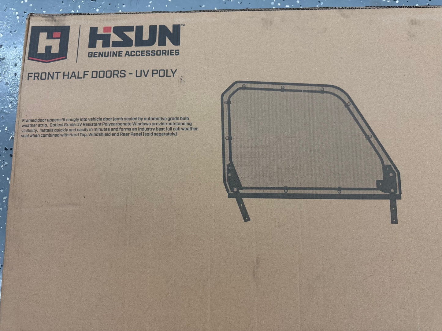 Axis Off Road/Hisun Stryker Front Half Doors UV Poly